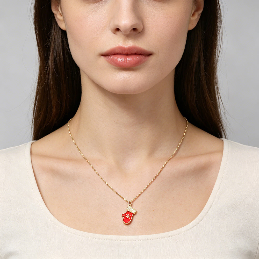Handmade Customizable Brass With Enamel Pendant Necklace (with chain)