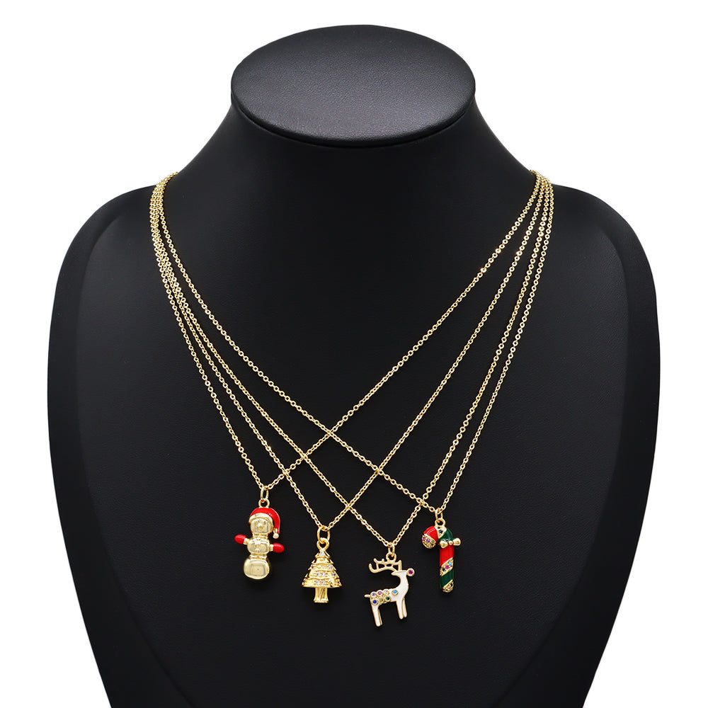 Handmade Customizable Brass With Enamel Pendant Necklace (with chain)