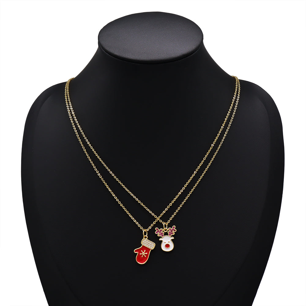 Handmade Customizable Brass With Enamel Pendant Necklace (with chain)