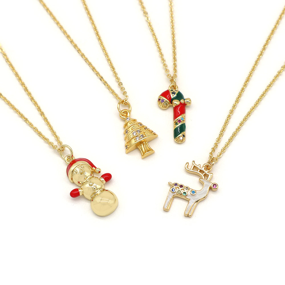 Handmade Customizable Brass With Enamel Pendant Necklace (with chain)