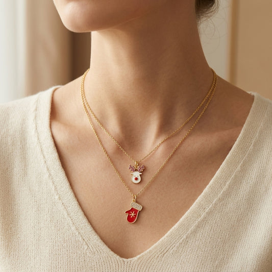 Handmade Customizable Brass With Enamel Pendant Necklace (with chain)