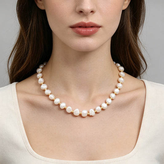 Handmade Customizable Fresh Water Pearl Necklace