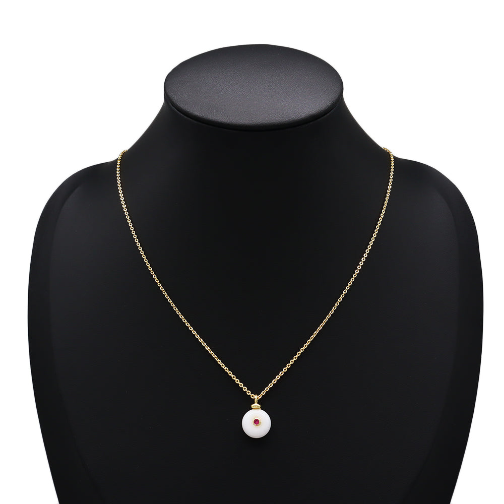 Handmade Customizable Natural Stone Pendant Necklace