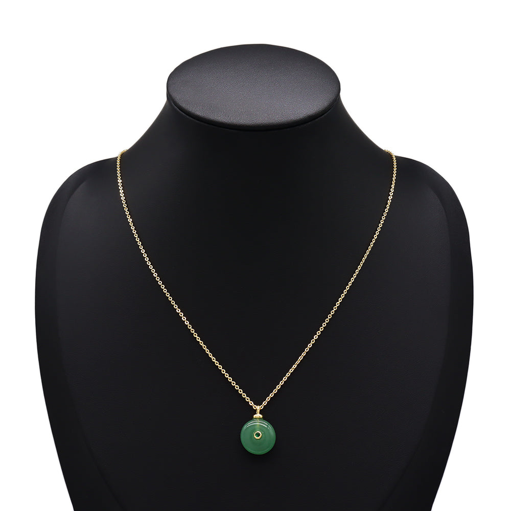 Handmade Customizable Natural Stone Pendant Necklace