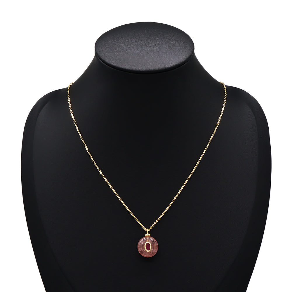 Handmade Customizable Natural Stone Pendant Necklace