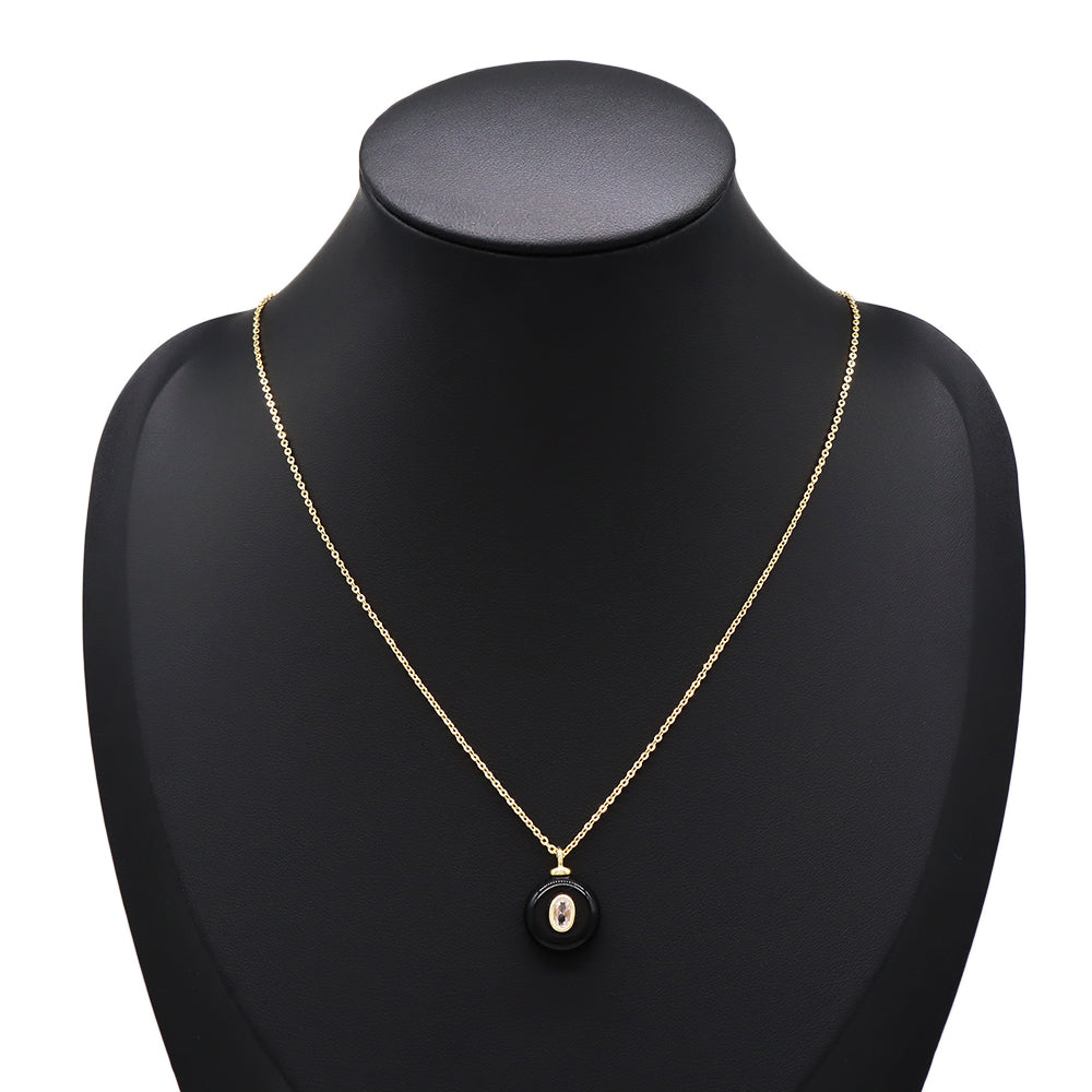 Handmade Customizable Natural Stone Pendant Necklace