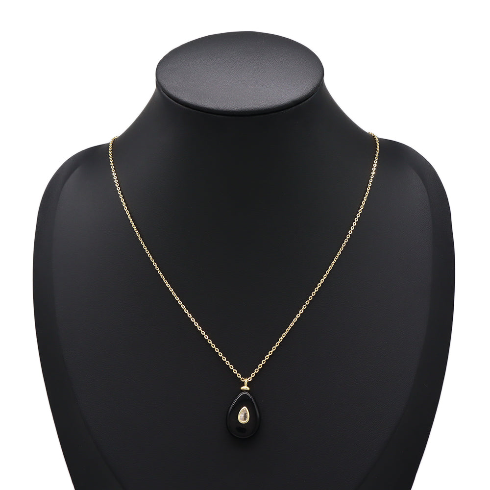 Handmade Customizable Natural Stone Pendant Necklace