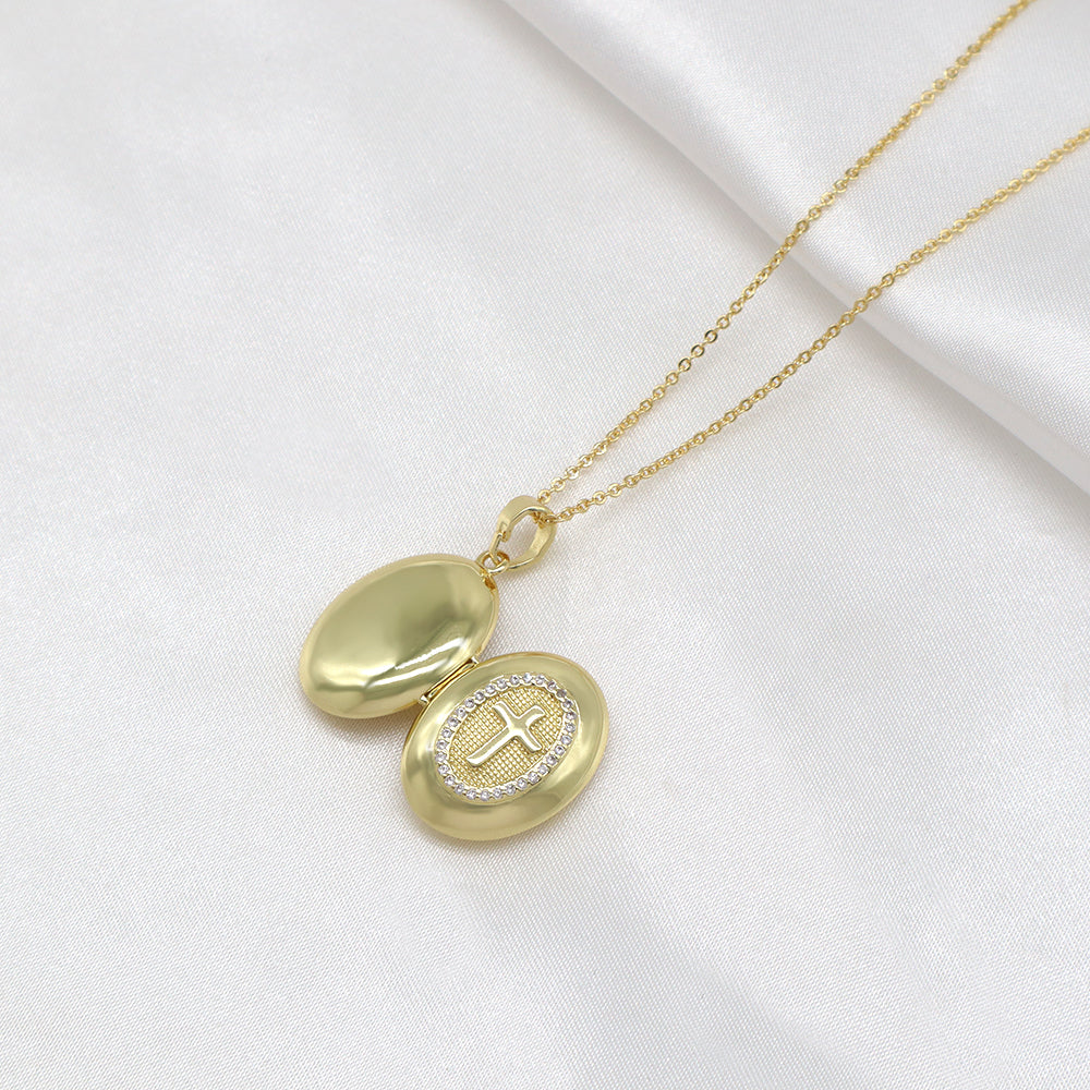 Handmade Customizable Brass Pendant Necklace