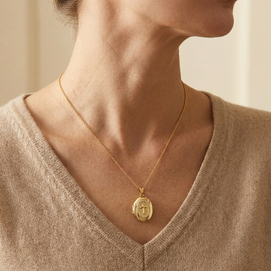 Handmade Customizable Brass Pendant Necklace