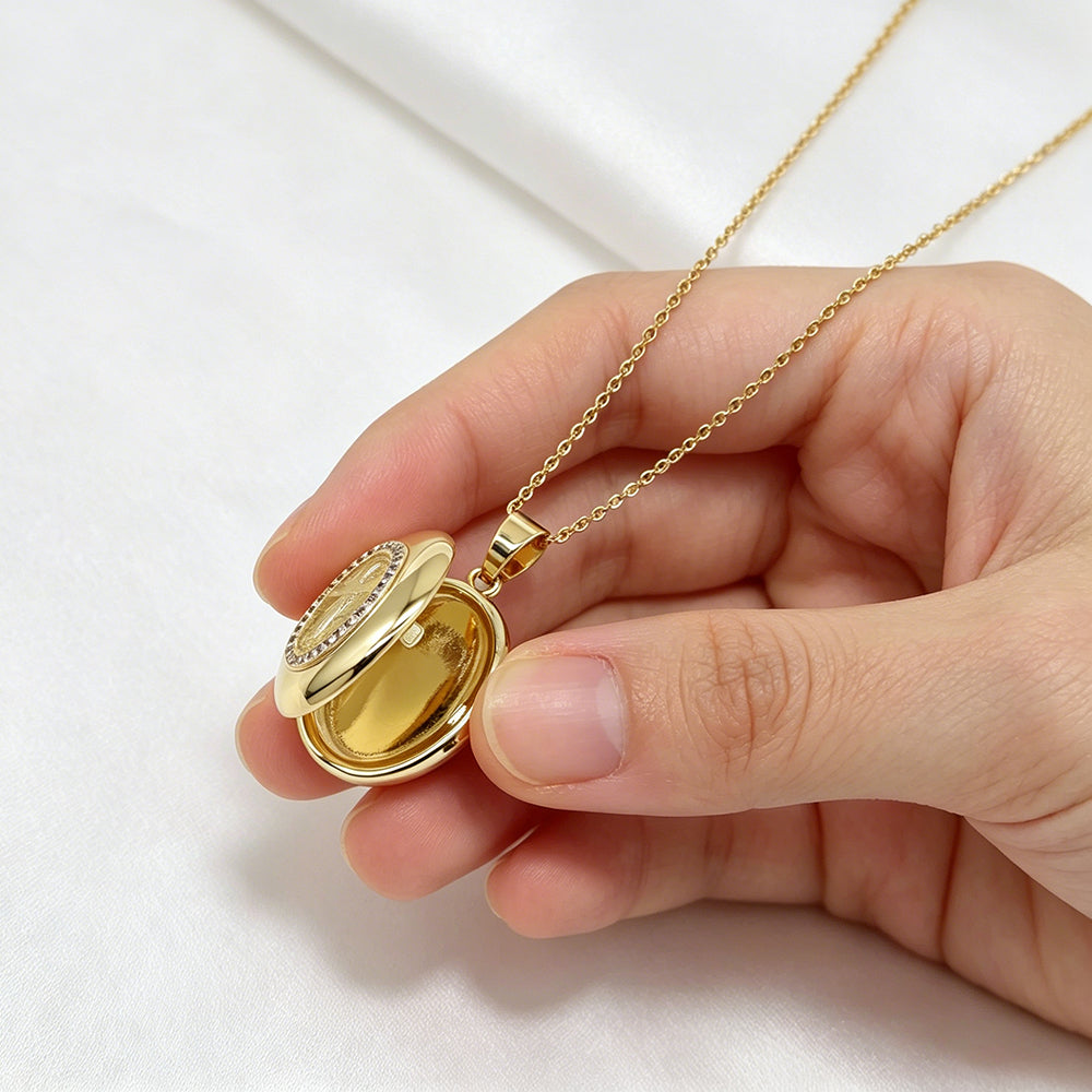 Handmade Customizable Brass Pendant Necklace
