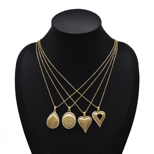 Handmade Customizable Brass Pendant Necklace