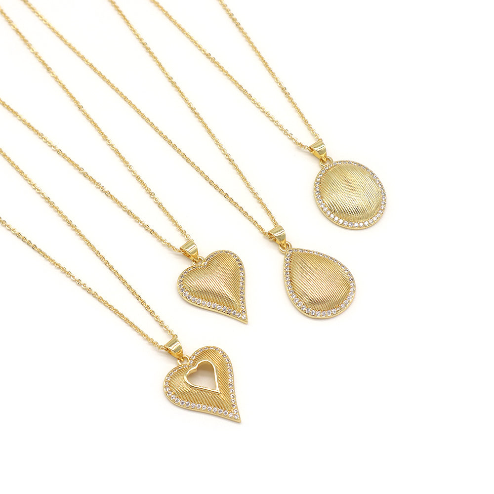 Handmade Customizable Brass Pendant Necklace