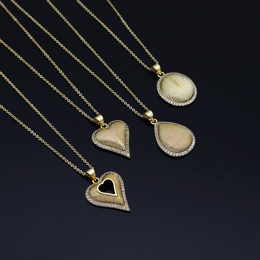 Handmade Customizable Brass Pendant Necklace