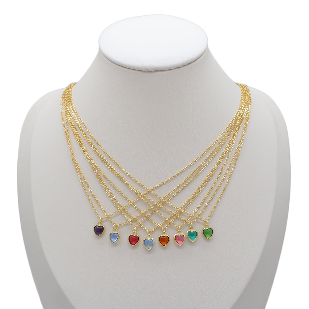 Handmade Customizable Glass Crystal Pendant Necklace