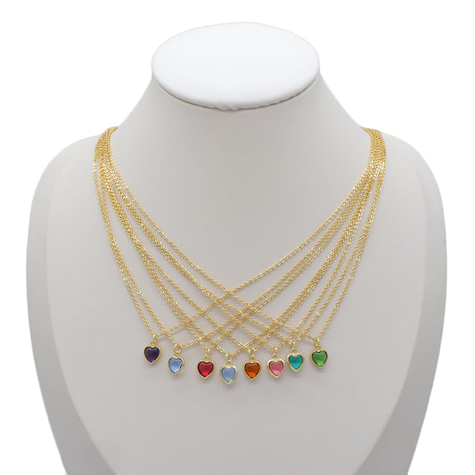 Handmade Customizable Glass Crystal Pendant Necklace