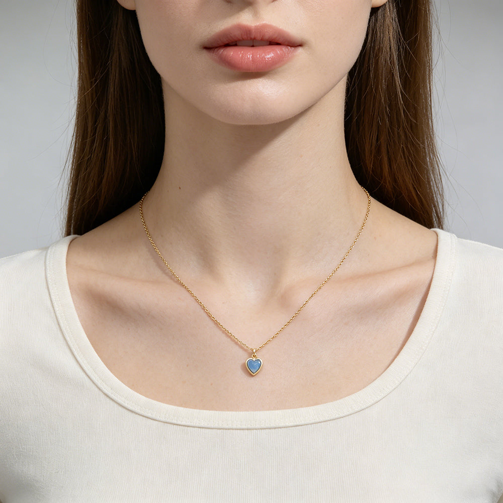 Handmade Customizable Glass Crystal Pendant Necklace