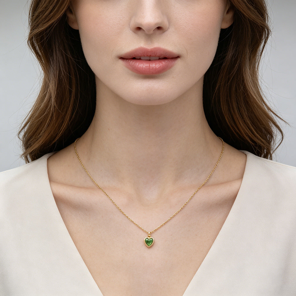 Handmade Customizable Glass Crystal Pendant Necklace