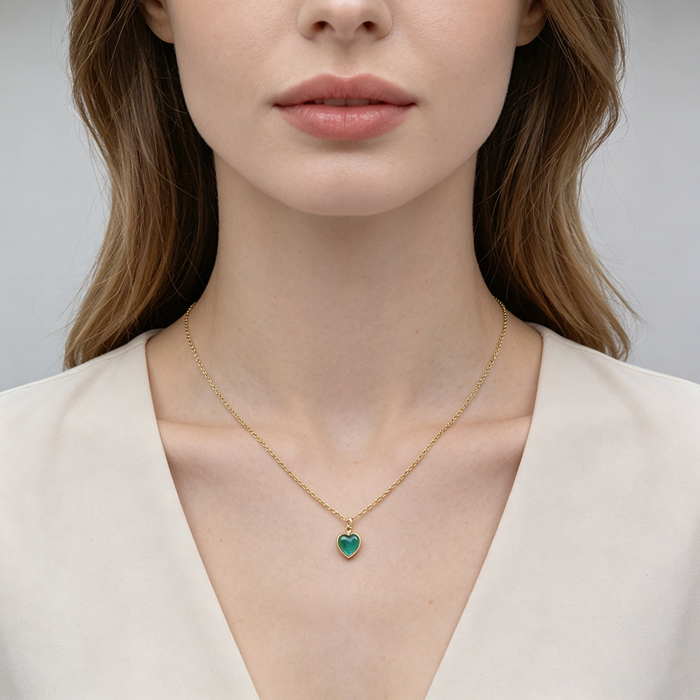 Handmade Customizable Glass Crystal Pendant Necklace