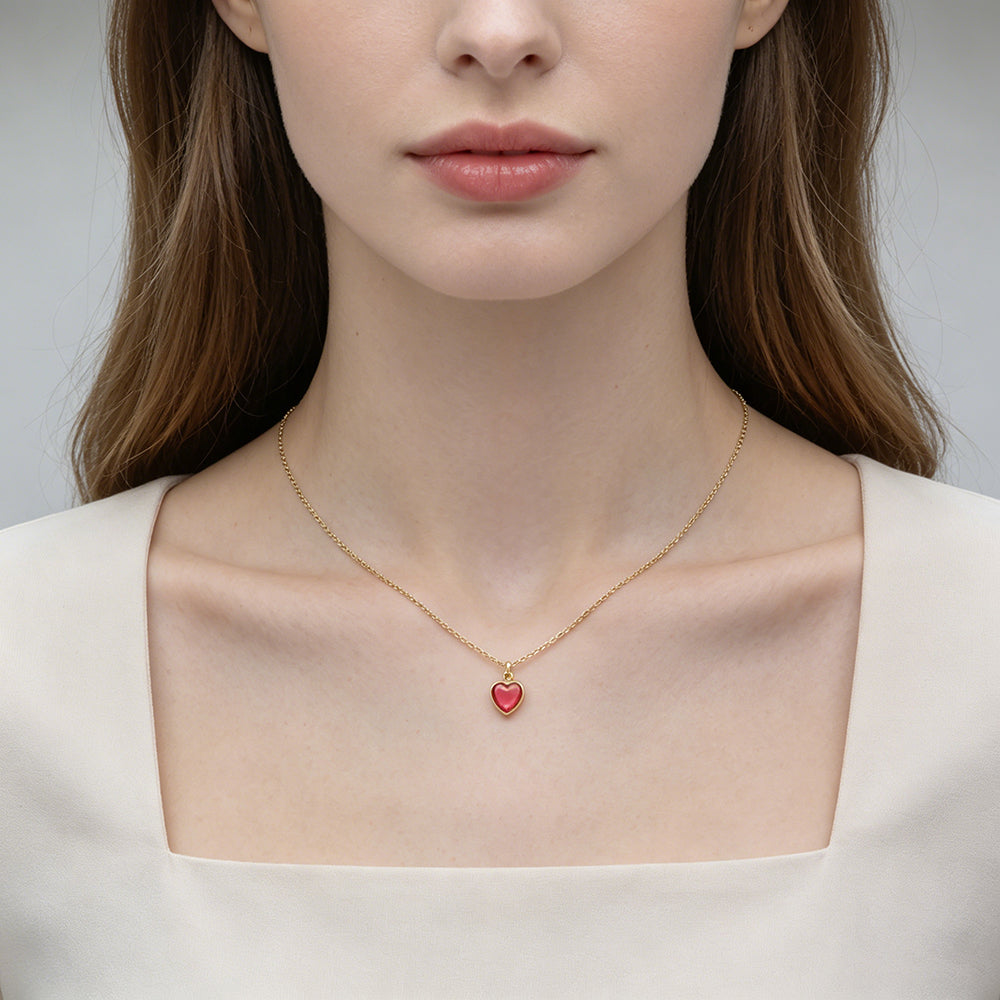 Handmade Customizable Glass Crystal Pendant Necklace