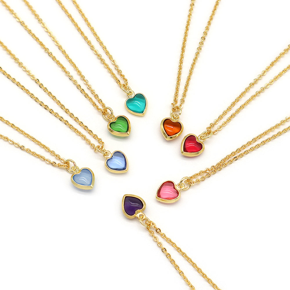 Handmade Customizable Glass Crystal Pendant Necklace