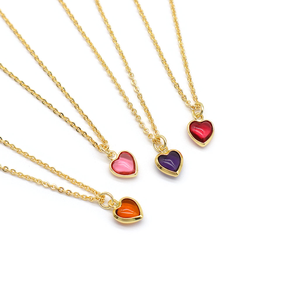 Handmade Customizable Glass Crystal Pendant Necklace