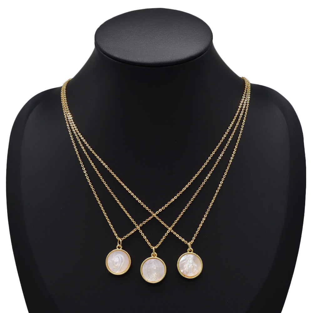 Handmade Customizable Shell Pendant Necklace With 925 Sterling Silver