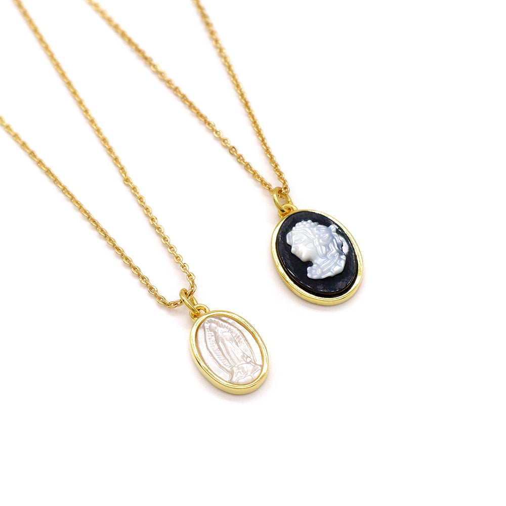Handmade Customizable Shell Pendant Necklace With 925 Sterling Silver