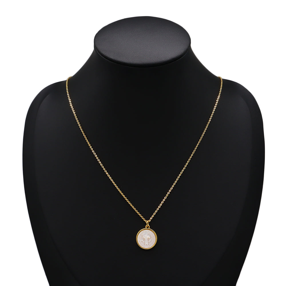 Handmade Customizable Shell Pendant Necklace With 925 Sterling Silver