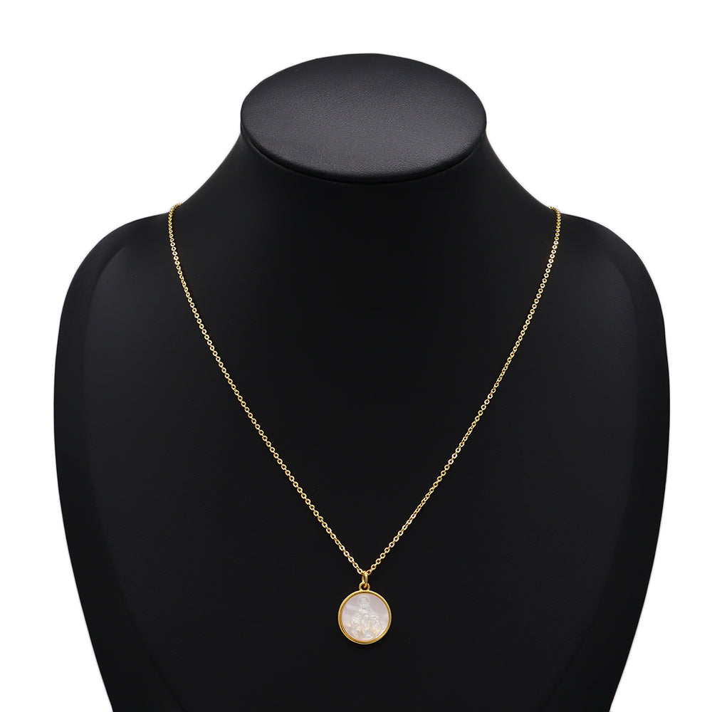 Handmade Customizable Shell Pendant Necklace With 925 Sterling Silver