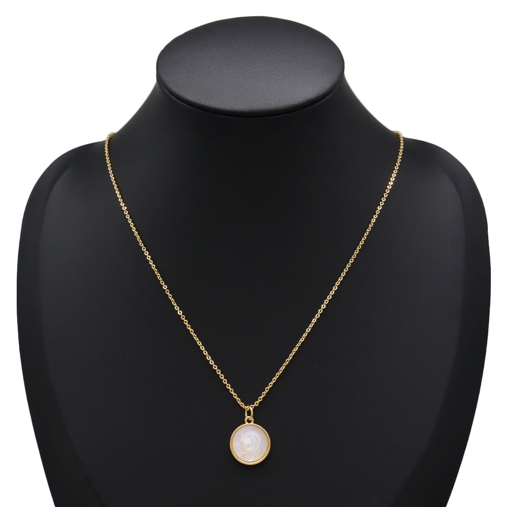Handmade Customizable Shell Pendant Necklace With 925 Sterling Silver