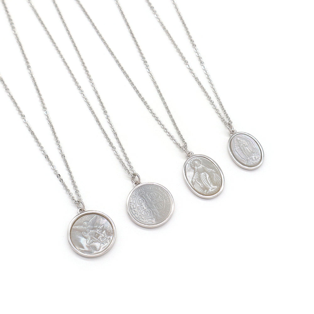 Handmade Custom Shell Pendant Necklace With 925 Sterling Silver