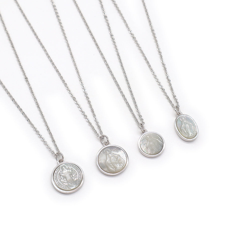 Handmade Custom Shell Pendant Necklace With 925 Sterling Silver