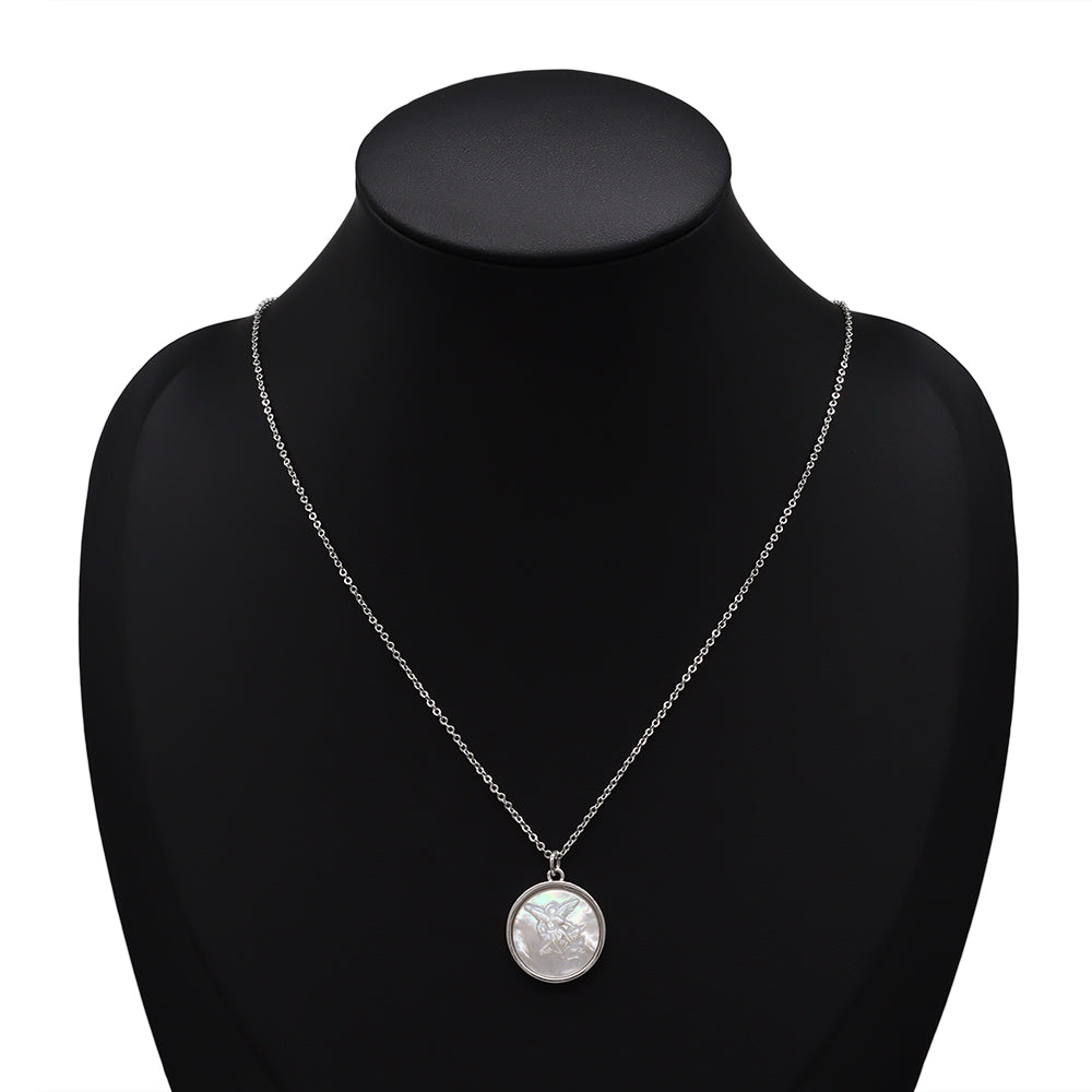 Handmade Custom Shell Pendant Necklace With 925 Sterling Silver