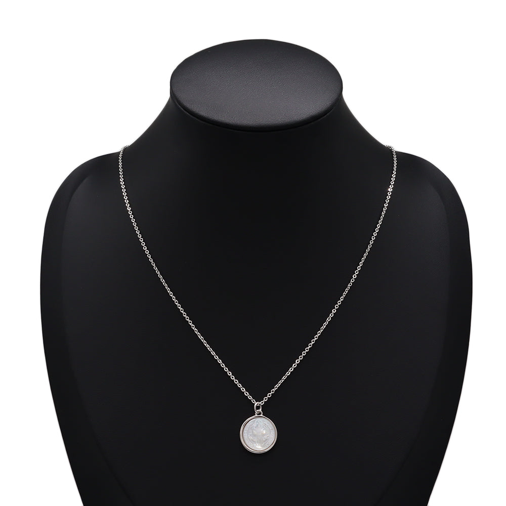 Handmade Custom Shell Pendant Necklace With 925 Sterling Silver