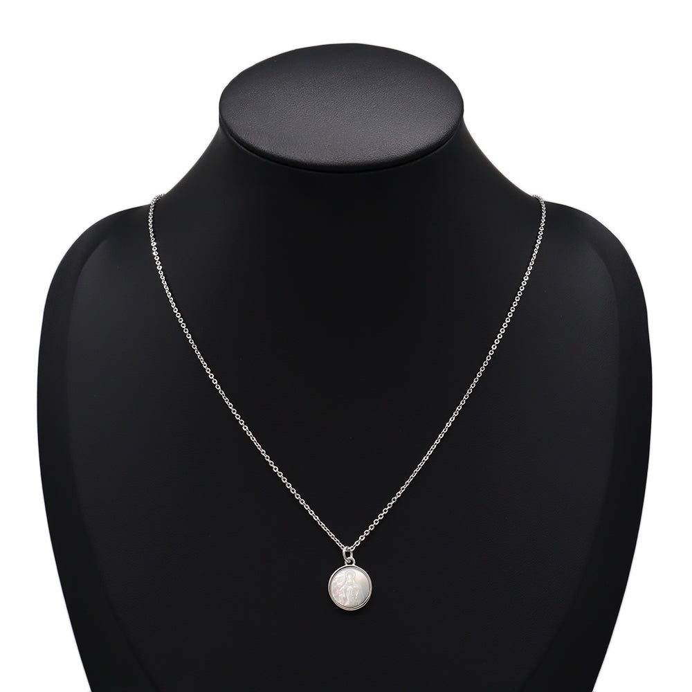 Handmade Custom Shell Pendant Necklace With 925 Sterling Silver