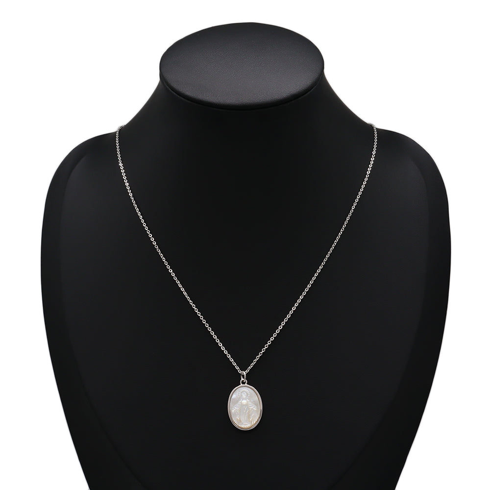 Handmade Custom Shell Pendant Necklace With 925 Sterling Silver