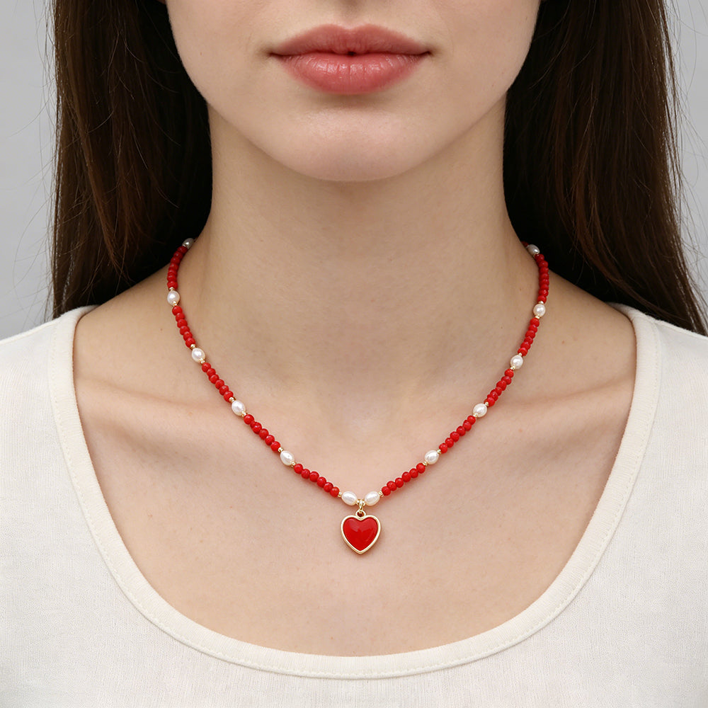 Handmade Customizable Natural Stone Necklace With Pendant