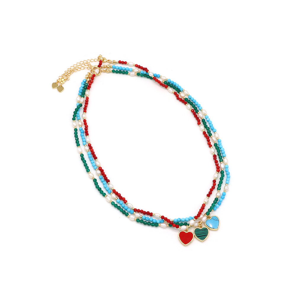 Handmade Customizable Natural Stone Necklace With Pendant