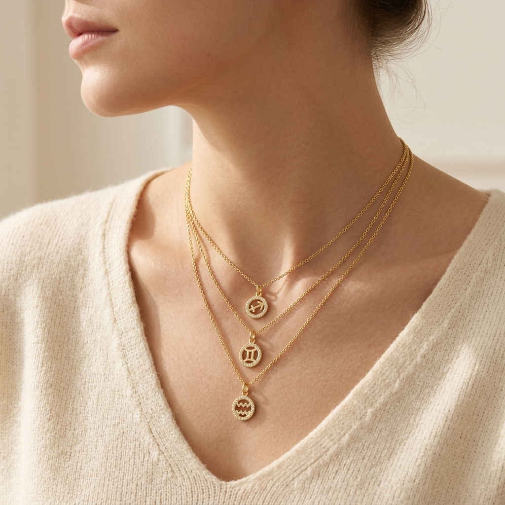 Handmade Customizable Brass Pendant Necklace