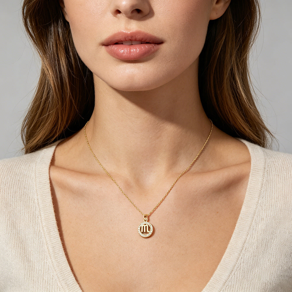 Handmade Customizable Brass Pendant Necklace