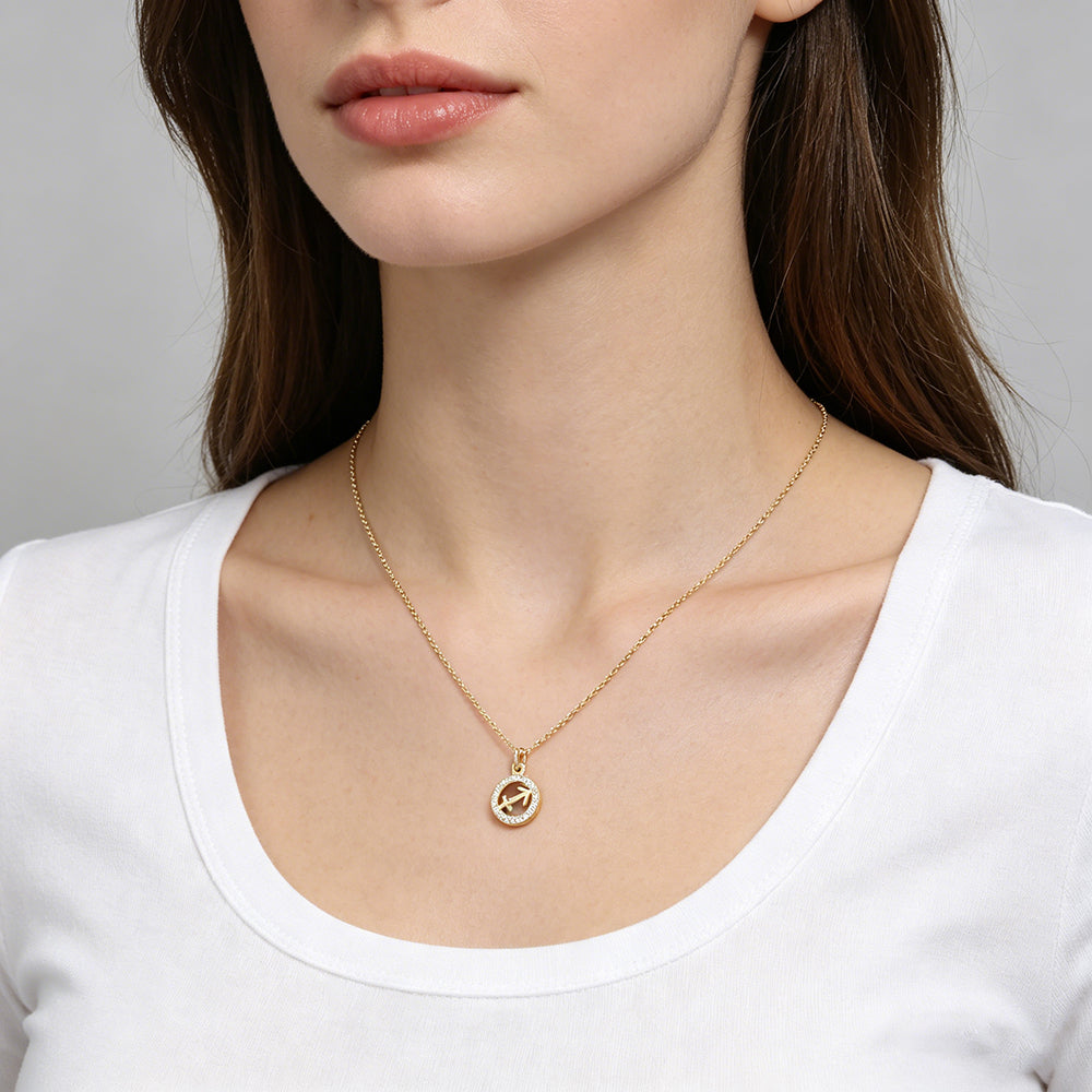 Handmade Customizable Brass Pendant Necklace