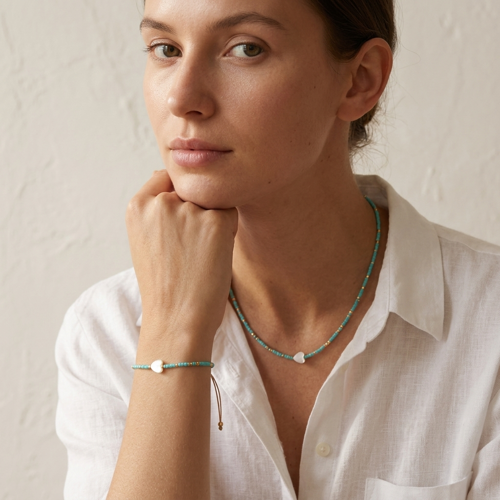 Handmade Customizable Miyuki Beads Bracelet With Shell Charm