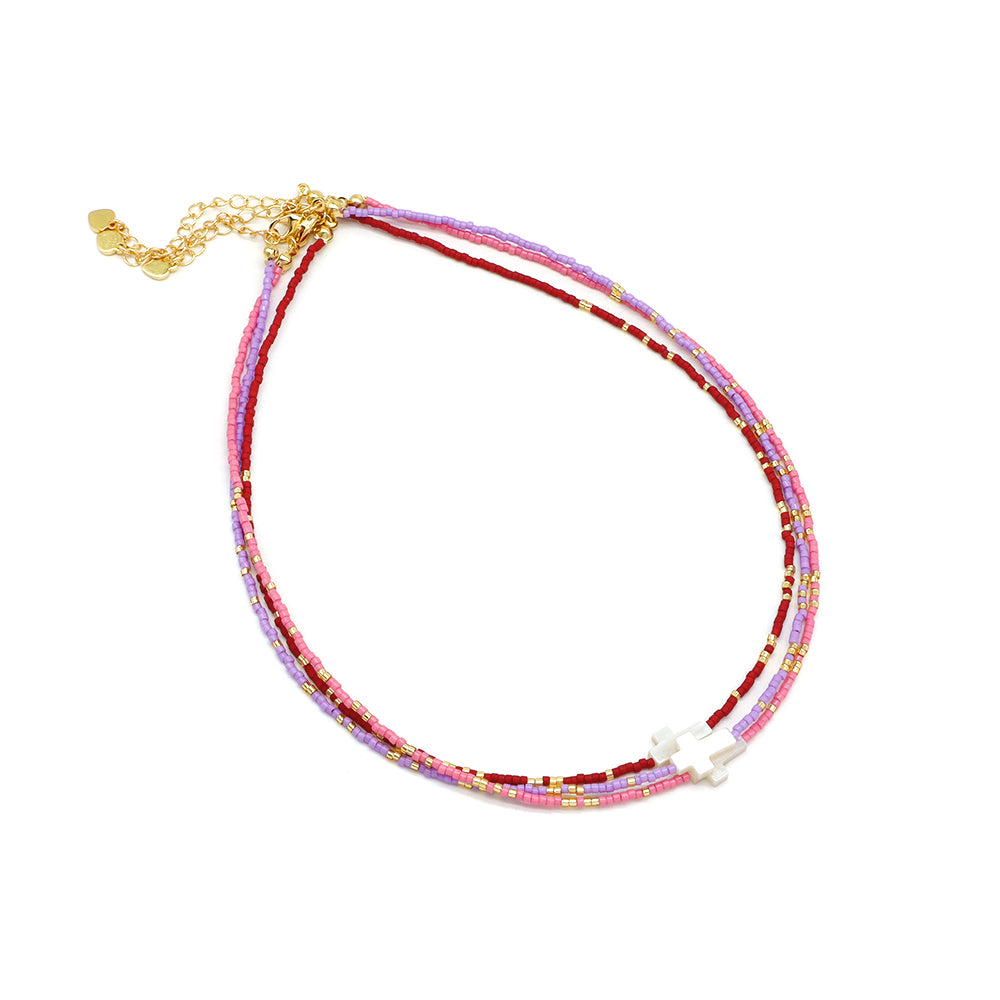 Handmade Customizable Miyuki Beads Necklace With Shell Charm