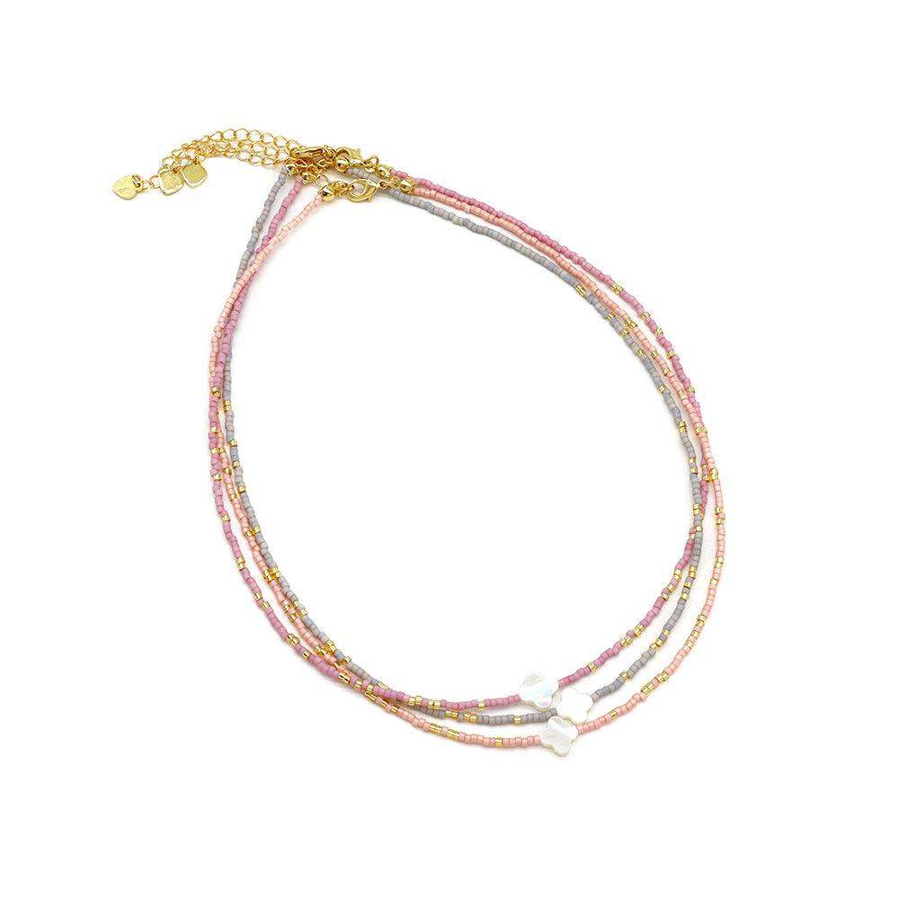 Handmade Customizable Miyuki Beads Necklace With Shell Charm