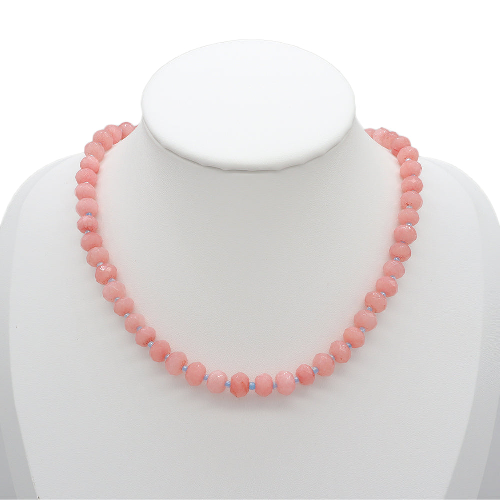 Handmade Customizable Natural Stone Beads Necklace