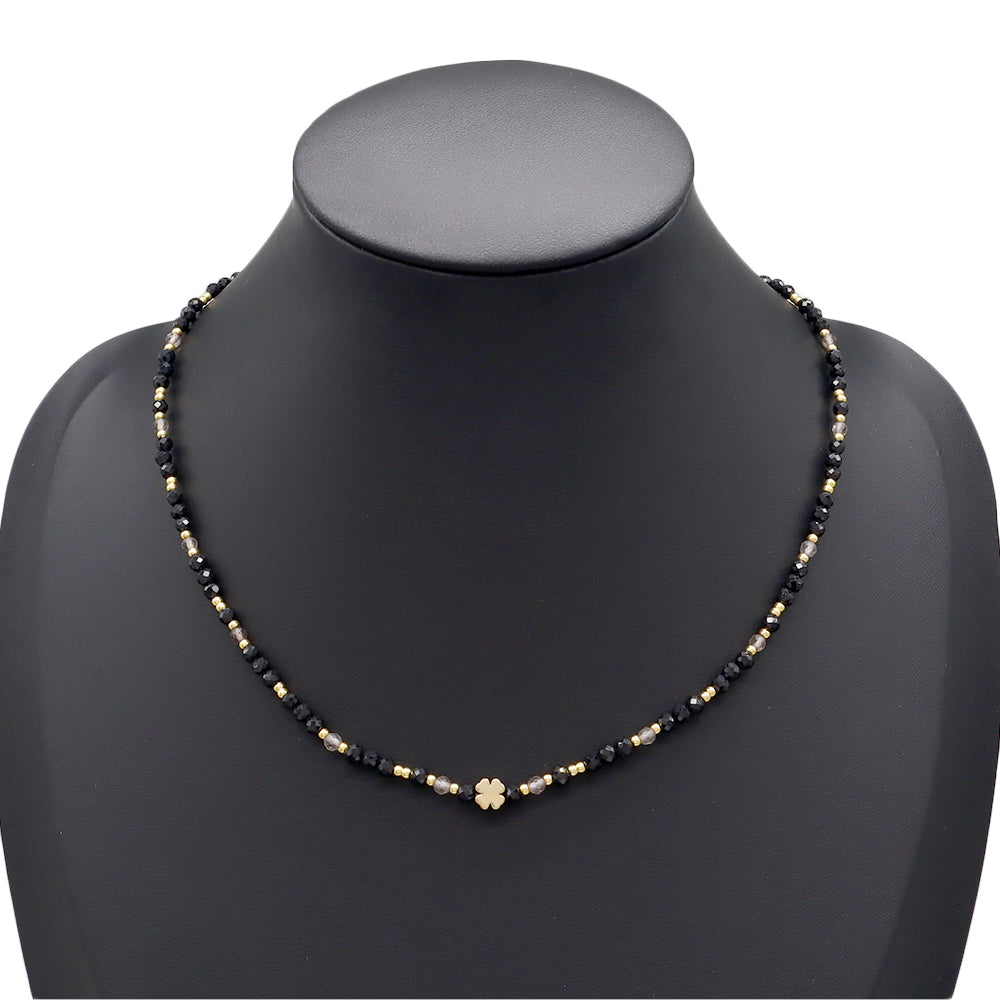 Handmade Customizable Blue Natural Stone Beads Necklace