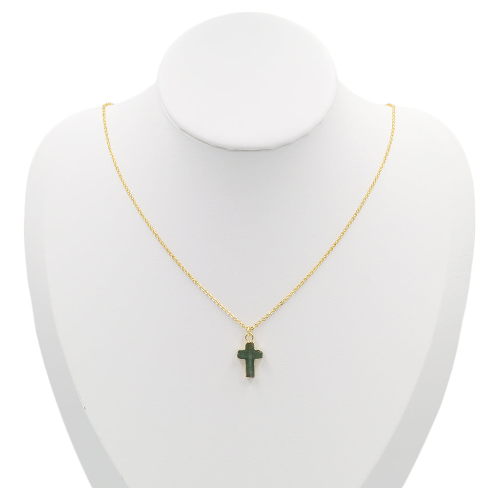 Handmade Customizable Natural Stone Pendant Necklace (with chain)