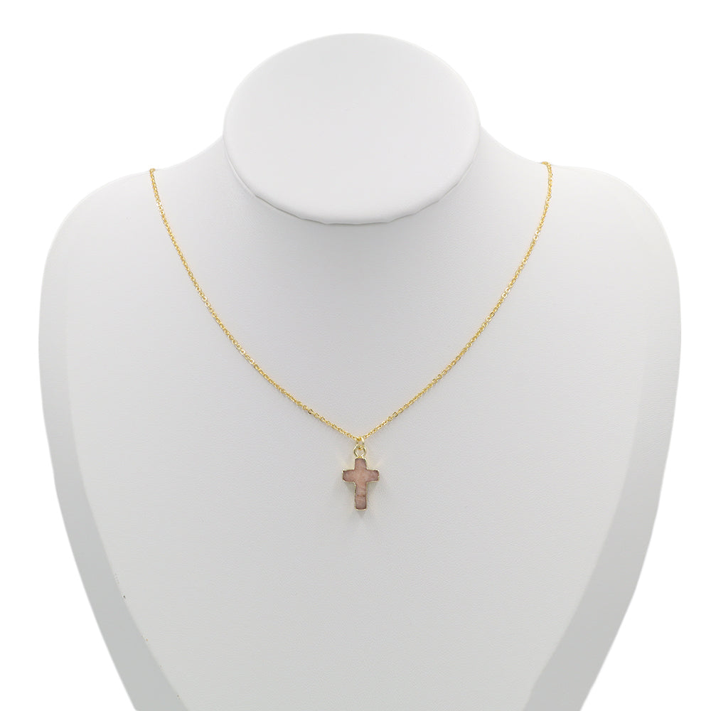 Handmade Customizable Natural Stone Pendant Necklace (with chain)