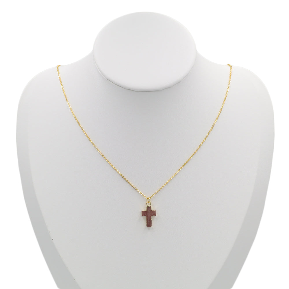 Handmade Customizable Natural Stone Pendant Necklace (with chain)
