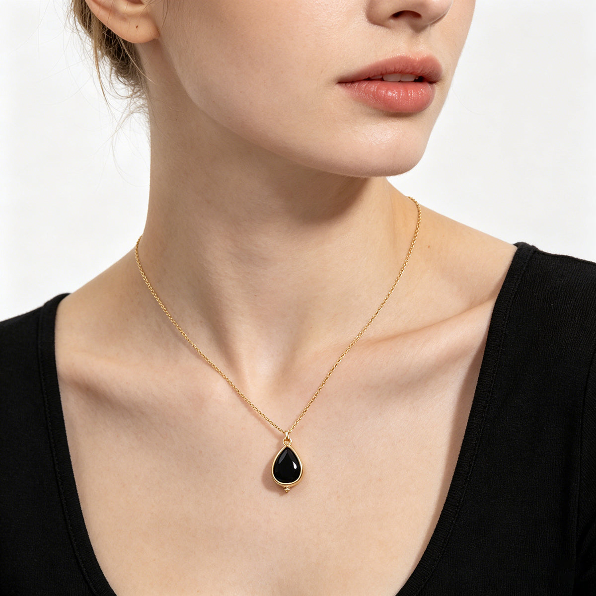 Handmade Customizable Natural Stone Pendant Necklace